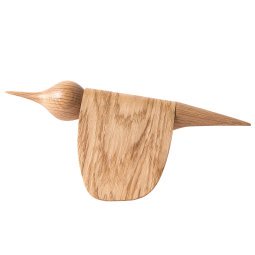Tica decoratie vogel eiken