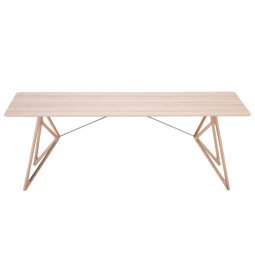 Tink Tafel hout 220x90 whitewash