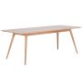 Stafa tafel hout 220x90 naturel