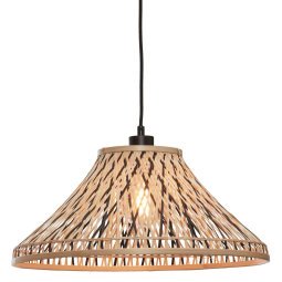 Tahiti hanglamp Ø45 zwart/naturel