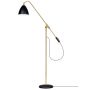 Bestlite BL4 vloerlamp messing/zwart