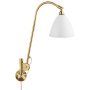 Bestlite BL6 wandlamp messing/soft white