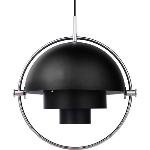 Multi-Lite hanglamp small Ø25.5 chroom/zwart