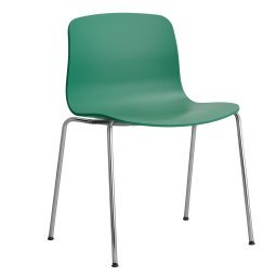 AAC16 stoel aluminium onderstel Teal Green
