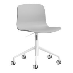 AAC50 bureaustoel wit onderstel Concrete Grey