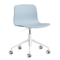 AAC50 bureaustoel wit onderstel Slate Blue