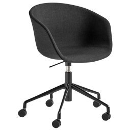 About a Chair AAC53 bureaustoel, onderstel zwart, Remix 183