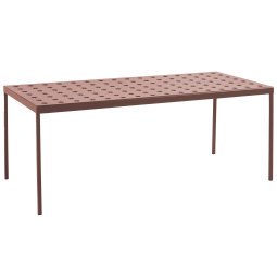 Balcony tuintafel 190x87 iron red