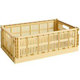 Colour Crate krat RE opberger L Golden Yellow