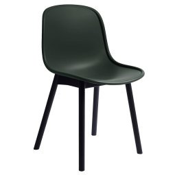 Neu 13 stoel met zwart onderstel, green