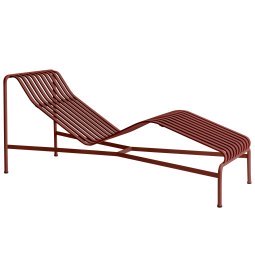Palissade Chaise Longue ligbed iron red