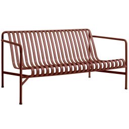 Palissade Lounge tuinbank iron red