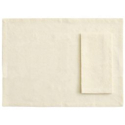 Tavolo servet/placemat set van 4 Soft Yellow