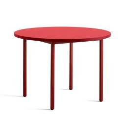 Two-Colour tafel 120 rood, rood onderstel