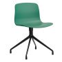 AAC10 stoel zwart onderstel Teal Green