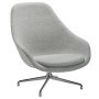 About a Lounge Chair High AAL91 fauteuil hallingdal 130, onderstel gepolijst aluminium