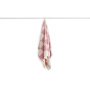 Check handdoek 70x136 pink