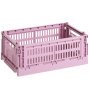 Colour Crate krat RE opberger S Dusty Rose