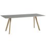 Copenhague CPH30 tafel 200x90, gezeept eiken, grijs linoleum