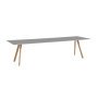 Copenhague CPH30 tafel 300x90, gezeept eiken, grijs linoleum