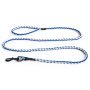 Dogs hondenriem Braided Blue/Off-White