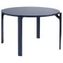 Rey eettafel 128 deep blue beuken gelakt , royal blue