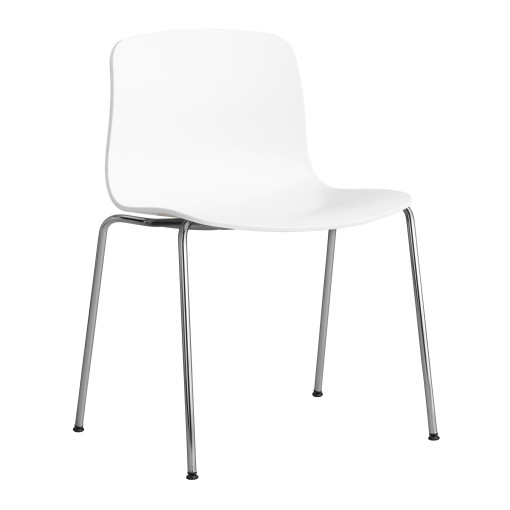 AAC16 stoel aluminium onderstel White