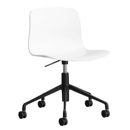 AAC50 bureaustoel zwart onderstel White