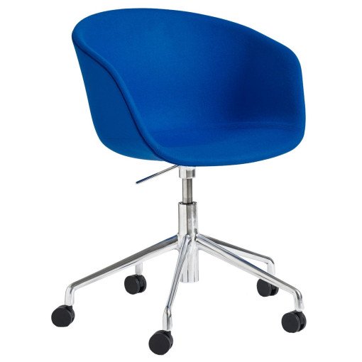 About a Chair AAC53 bureaustoel, onderstel gepolijst aluminium, Divina 756