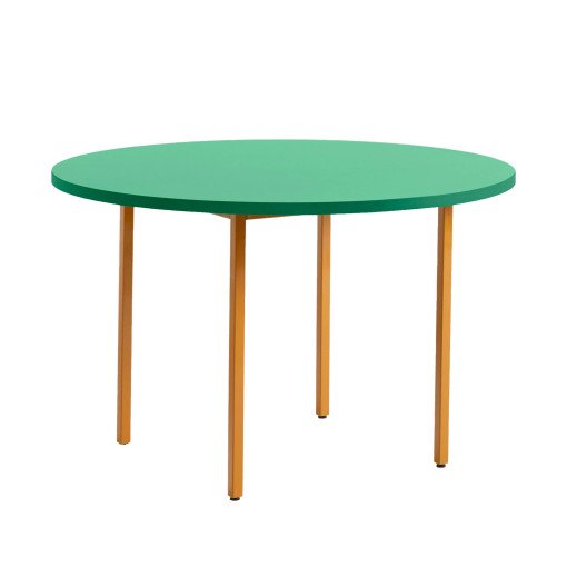 Two-Colour tafel 105 mint groen, oker onderstel