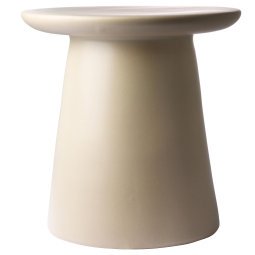 Earthenware bijzettafel 40 cream