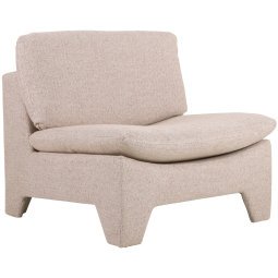 Tweedekansje - Retro Lounge fauteuil nude melange