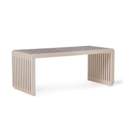 Slatted bankje eetbank 96 sand