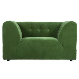 Vint Loveseat fauteuil, royal velvet, green