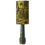 Retro Stoneware tafellamp green kap Doris for HK Floral