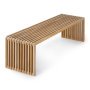 Slatted bankje eetbank 160 teak