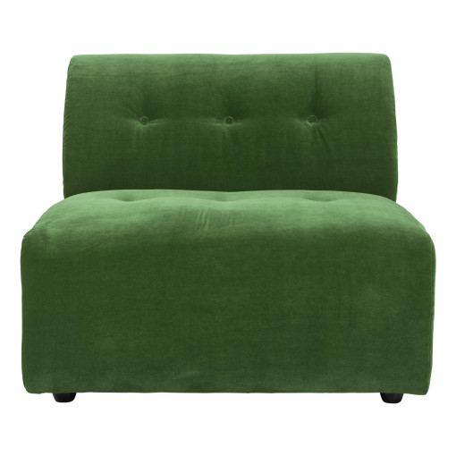 Vint fauteuil royal velvet, green