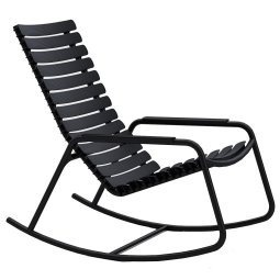 ReClips schommelstoel met armleuningen zwart