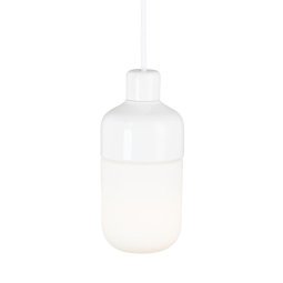 Ohm hanglamp Ø98 100/215 opaal glas IP44 Wit