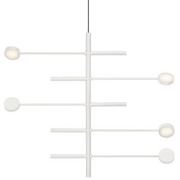 Kingpin 5 hanglamp LED White
