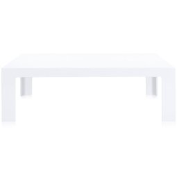 Invisible Low Table tafel salontafel 100x100 wit