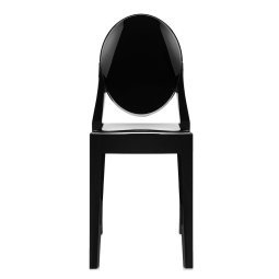 Victoria Ghost stoel chair ondoorzichtig zwart