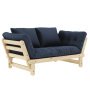 Beat slaapbank 80x162 naturel, Navy