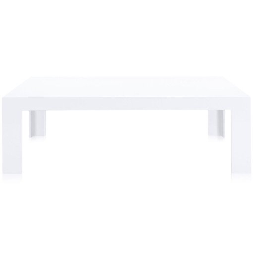 Invisible Low Table tafel salontafel 100x100 wit