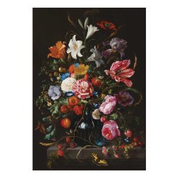 Golden Age Flowers V behang (4 banen)