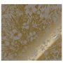 Engraved Flowers 10 gold metallic behang 6 sheets