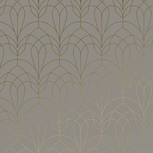 Golden Lines behang IV taupe/gold MW-085 