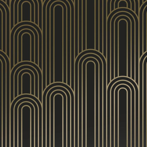 Golden Lines behang V black/gold MW-091 