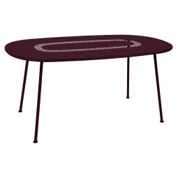 Lorette tuintafel 160x90 Black Cherry