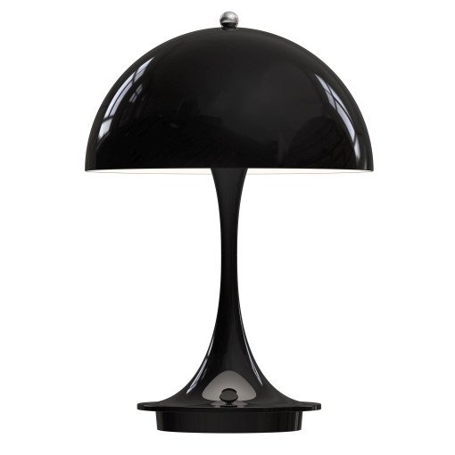 Panthella tafellamp V2 Ø16 LED oplaadbaar zwart